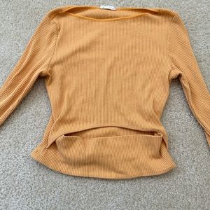 Zara crop shirt